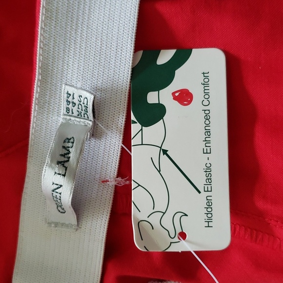 (14) NWT Green Lamb Solid Color Vacation Resortwear Golf Sporty Shorts - Picture 4 of 8